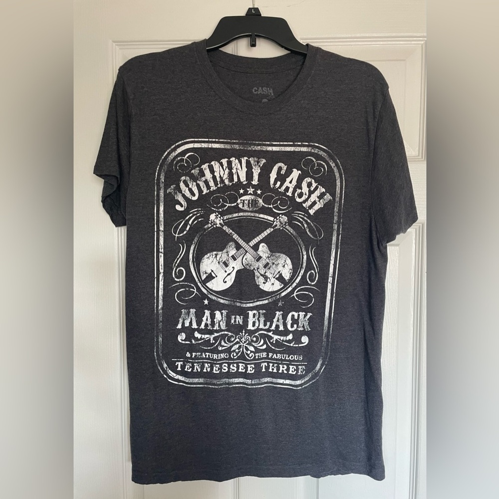 Johnny Cash Graphic T-Shirt - Black